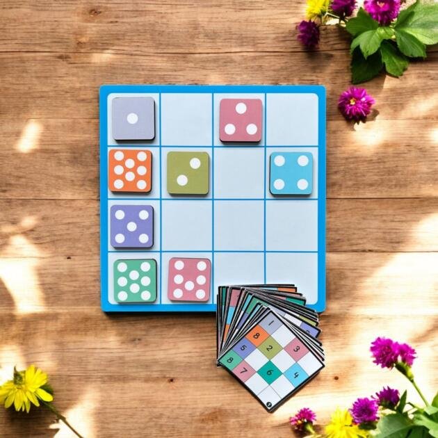 Math Dice Pattern Game